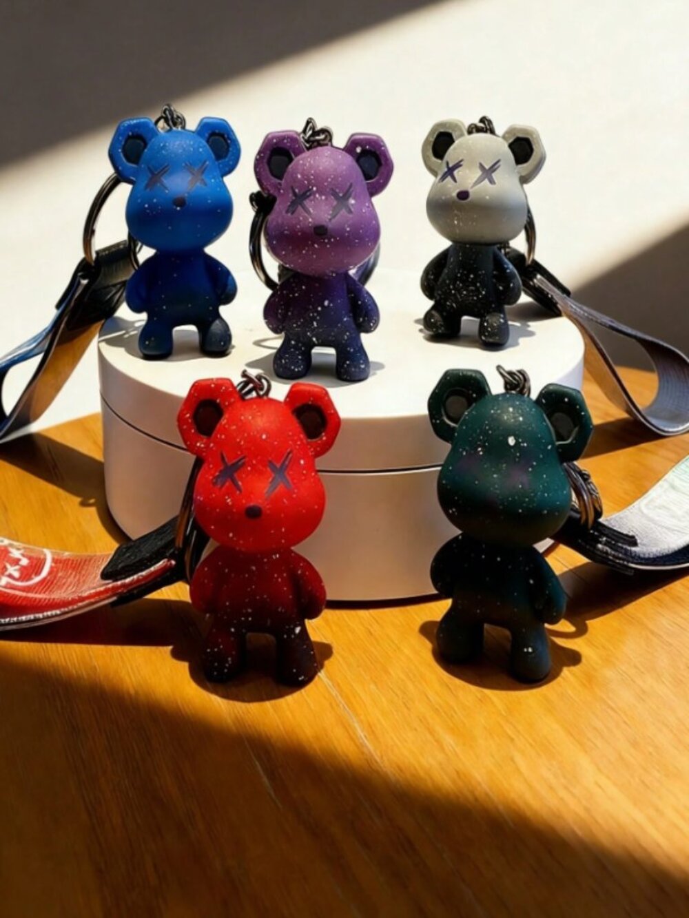 Cartoon Keychain Resin Bear